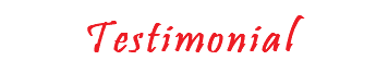 Testimonial